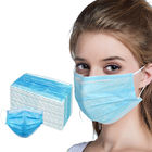 Blu maschera di protezione eliminabile di 3 pieghe/maschera eliminabile della bocca con Earloop fornitore