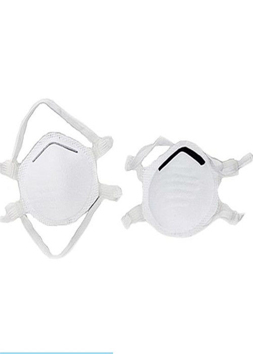 Il lattice bianco ipoallergenico eliminabile libero di colore della maschera di protezione FFP2 della fibra di vetro libera fornitore