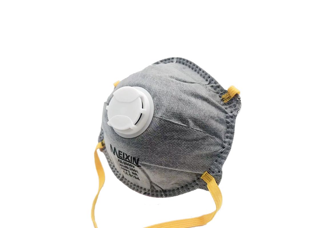 Banda piana dell'orecchio dell'anti maschera di inquinamento di 3 strati respirabile con il filtro a carbone fornitore