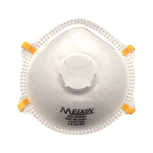 Peso leggero monouso della maschera del respiratore della polvere di FFFP1V nessun componenti esposte del metallo fornitore