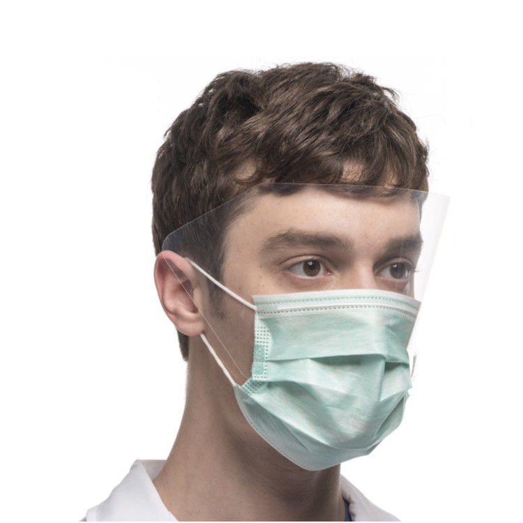 Resistente fluido eliminabile non tessuto della maschera di polvere con un chiaro schermo di plastica dell'occhio fornitore