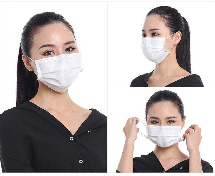 Colore bianco 3 certificazione eliminabile di FDA ISO13485 del CE della maschera di protezione della piega fornitore