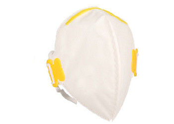 Maschera di polvere pieghevole eliminabile bianca, maschere di polvere di valutazione di FFP ipoallergeniche fornitore